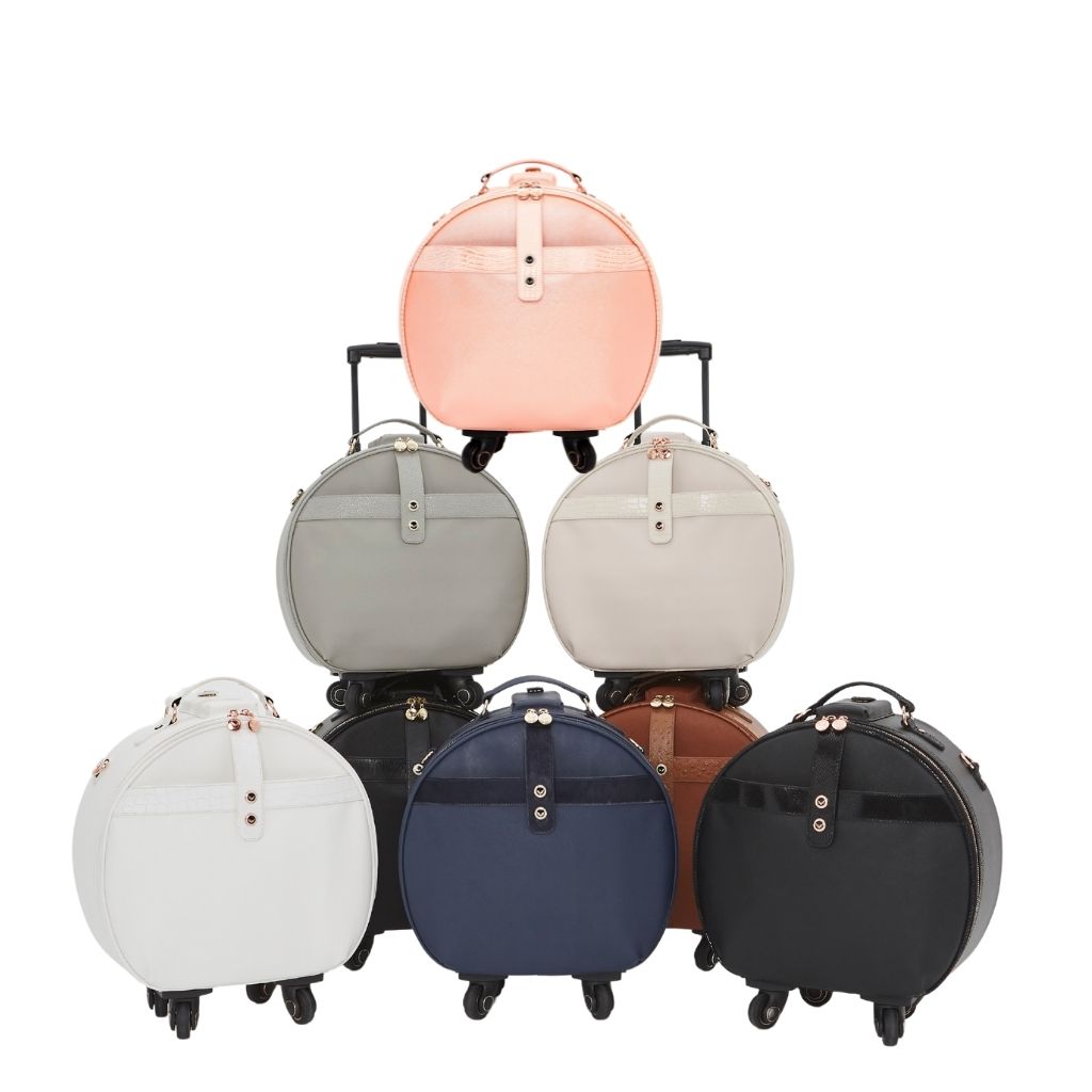 Deluxe Birdy Stackable 8 Piece Carry On Luggage Set